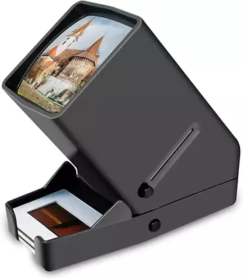 Rybozen 35Mm Slide Viewer 3X Magnification And Desk Top LED Lighted Illuminated • $115.95