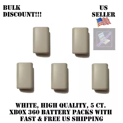 5x White Battery Replacement For Xbox 360 Controller Case Shell Pack Cover US • $7.99