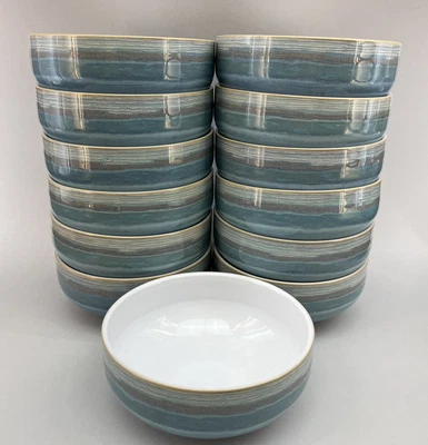 £23.55 • Buy ONE Denby Langley Azure Coast Green 6” Soup Cereal Bowl Stoneware England
