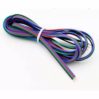 4-PIN RGB Extension Connector Wire Cable Cord For 3528/5050 RGB LED Strip Light • $5.88