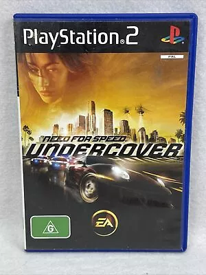 Need For Speed Undercover NFS - PS2 PAL PlayStation - Manual • $11.95