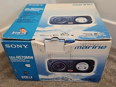 Sony CDX-HS70MW Marine Stereo Head Unit Boat Radio Black New With Box • $159