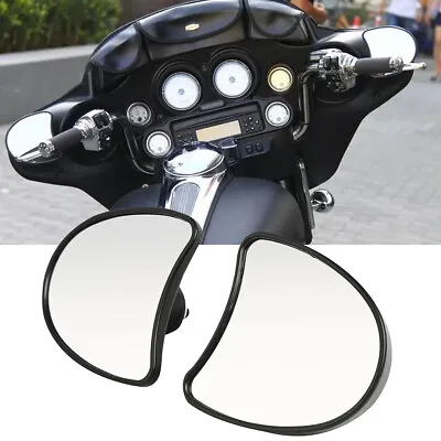 Batwing Fairing Rearview For Harley Electra Street Glide FLHX CVO Ultra Classic • $22
