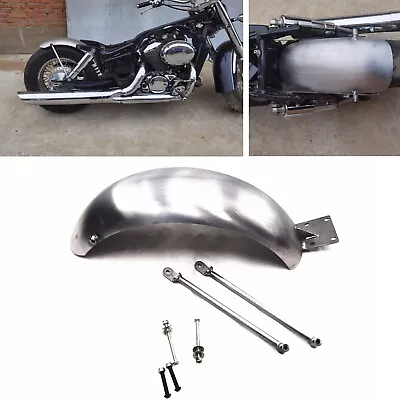 Motorcycle Rear Fender Plate With Bracket For Honda SHADOW 400 750 Silver • $105.47