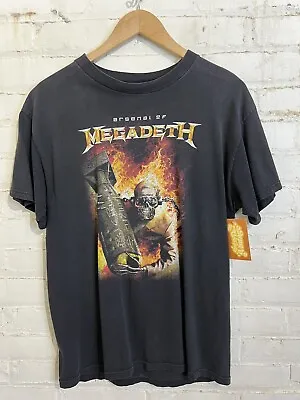 Vintage Megadeth Band T-shirt Medium Vtg Y2k 90s Music Rock Metal • $40