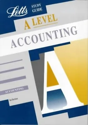 A Level Study Guide: Accounting By Harrison Ian Paperback Book The Cheap Fast • £3.59