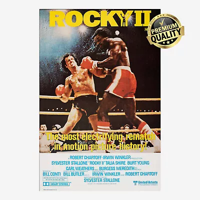 Rocky Balboa 2 Sylvester Official Movie Original Print Poster Choose Your Size • $12.95