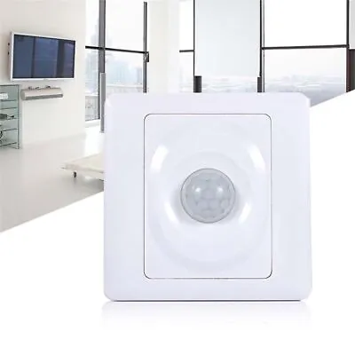 Indoor 360° Security PIR Motion Movement Sensor Detector Switch For Light White • £4.89