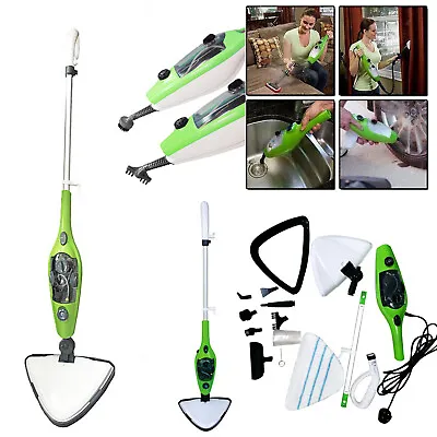 Handheld Hot Steam Mop Cleaner Floor Carpet Window Washer Steamer 10 In 1 Vacuum • $59.70