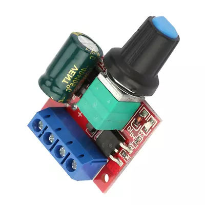 PWM DC Motor Speed Controller Switch Volt Regulator LED Dimmer 5V-28V CAD • $8.22