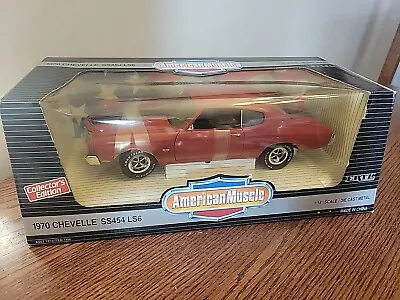 1/18 ERTL 1970 Chevelle SS454 LS6 NIB! Collectors Edition American Muscle Ertl • $69