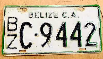 Belize Central America Auto License Plate   Bz C 9442   Bz • $36.99