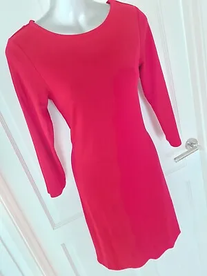  Boutique By Jaeger Pink Jersey Shift Dress BNWOT Size XS • £14.99