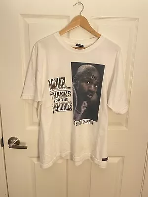 Vintage 90s Michael Jordan Retirement Stats T-Shirt XL • $75