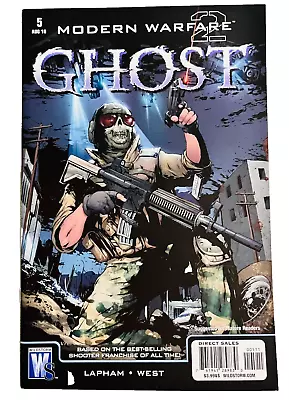 Modern Warfare 2 Ghost #5 Wildstorm 2010 Rare High Grade Nm+ (9.6) • $69.99