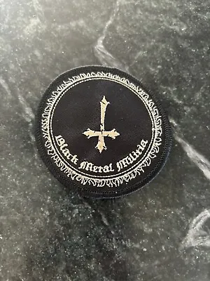 Watain Black Metal Militia Band IRON ON PATCH 3” HAT RARE JACKET Swedish Satanic • $49.80