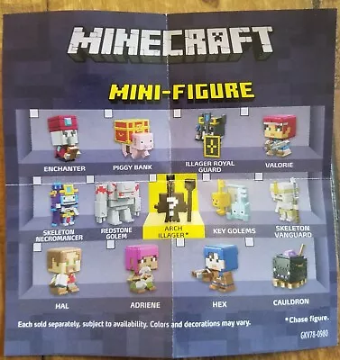 Choose Your Minecraft Mini Figures! Series 20 Dungeons 21 22 23 24 25 MORE! • $7.99