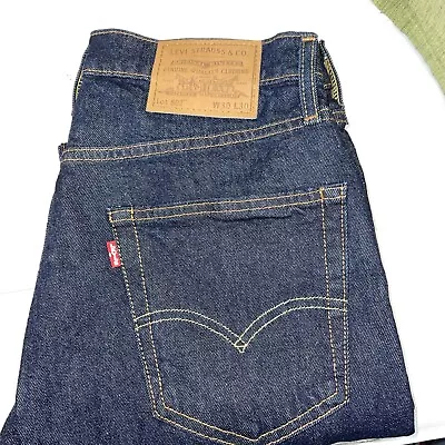 Levi's Premium 502 TAPER FLEX Dark Wash Blue Size 30X30 (B-20) • $49.99