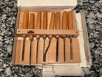 Set Of 8 Nooitgedagt Wood Carving Tools In Original Box Made In Holland • $69.99