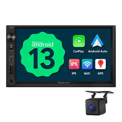 CAM+Eonon UA13 7 Inch 2 Din Android 13 Car Stereo Radio CarPlay GPS Nav Receiver • $179.32