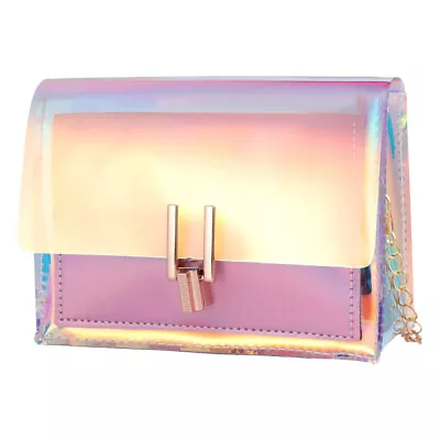 Hologram Clear Cross Body Purse Tote Bag Handbags Messenger • $17.67