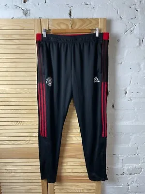 MANCHESTER UNITED TRAINING FOOTBALL SOCCER PANTS TIRO ADIDAS GR3788 MENS Sz XL • $55.24