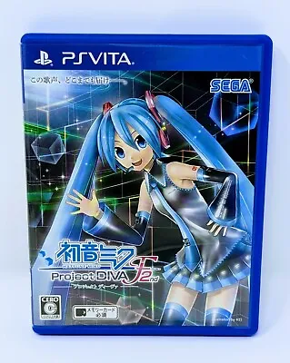 Hatsune Miku: Project DIVA F 2nd (Sony PS Vita) Japanese Version Complete • $18