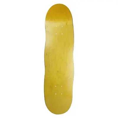 Moose Skateboard Deck 8.25  X 32.5  Fun Shaped Wave Yellow • $39.95
