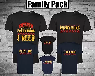 Funny Family Matching Pack T-shirt Family Tee And Babysuit Couple Tshirt Romper • $14.79