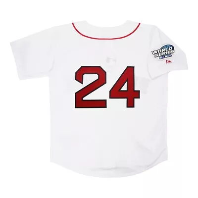 Manny Ramirez 2004 Boston Red Sox Home White World Series Jersey Men's (S-3XL) • $109.99