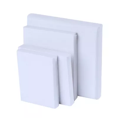 Blank White Mini Small Stretched Artist Canvas Art Board Acrylic Oil Paint:da • £3.58