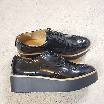 MADDEN GIRL G-Class Platform Oxford Shoes Women 9.5 Indie Grunge Goth Y2K • $25.49