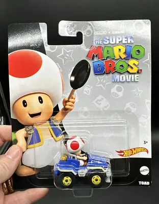 Hot Wheels Mario Kart Toys Die-Cast - The Super Mario Bros Movie - Toad • $12.79