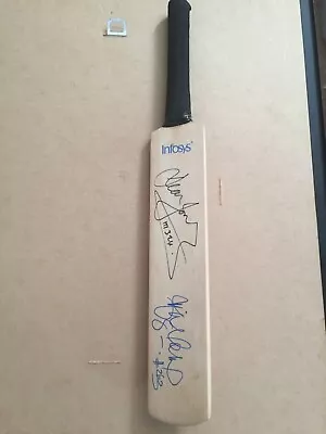 Dean Jones Max Walker Signed Mini Cricket Bat • $110