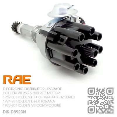$231.50 • Buy Rae Electronic Distributor V8 253 & 308 5.0l Red Motor [holden Vb Commodore]