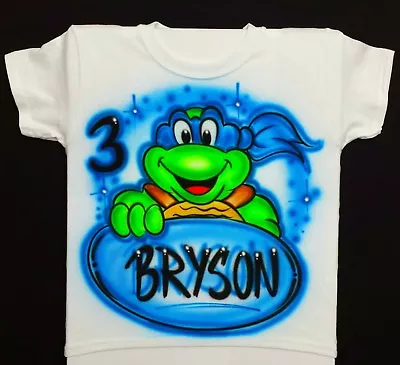 £14.51 • Buy Airbrush Teenage Mutant Ninja Turtles Inspired T-Shirt