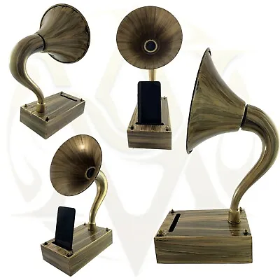 Vintage Gramophone Phone Musical Player Desk Collectible Radio Home Studio Decor • $143