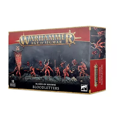 Bloodletters Daemons Of Khorne Chaos Warhammer Age Of Sigmar NIB • $34