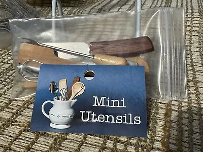 Longaberger Collector's Club 6 Miniature Utensils (ONLY) For Mini Milk Pitcher • $65.69