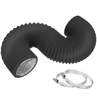 4 Inch 8 Feet Dryer Vent HoseFlexible Insulated Air DuctingVent Hose PVC Al... • $17.52