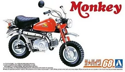 Aoshima 1/12 Scale Model The Bike(68)Kit Honda Monkey Z50J-1 1978 • $13.90