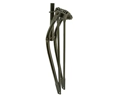 26” Black Cruiser Bicycle Springer Fork Vintage Schwinn Chopper Bike 1  Headset • $76.59