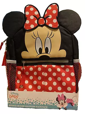 Disney Baby Minnie Mouse Girls Toddler Backpack Safety Harness Straps Insulated • $13.99