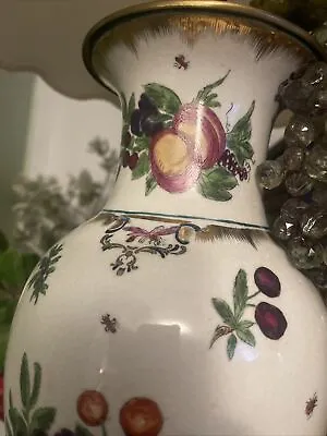 MOTTAHEDEH DUKE OF GLOUCESTER Style Porcelain GINGER JAR Lamp Hand Applied • $425