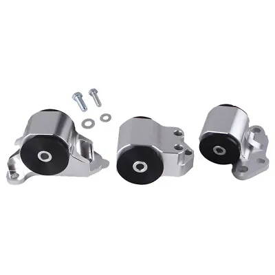 Silver Swap Motor Mounts For 92-95 Honda Civic EG D/B-Series 94-01 Acura Integra • $74.99