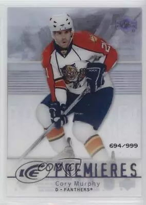2007-08 Upper Deck Ice Premieres /999 Cory Murphy Level 2 #170 Rookie RC • $1.31
