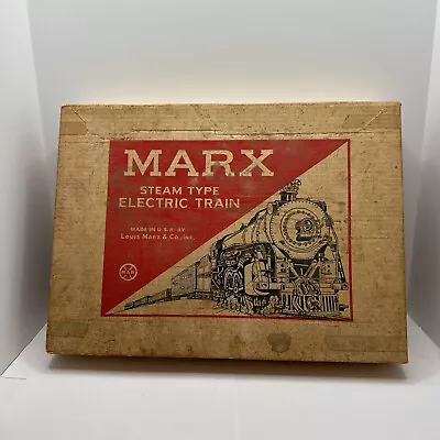 Marx Steam Type Electric Train Set (Box Only) • $30