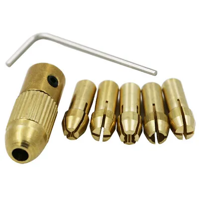 Mini Brass Collet Bit Set For Rotary Tool Micro Twist Electr Ic Drill Chuck • $7.23