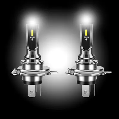 2pcs 9003 H4 LED Headlight Bulbs Kit Hi/Low Beam Super Bright White 2024 • $10.95