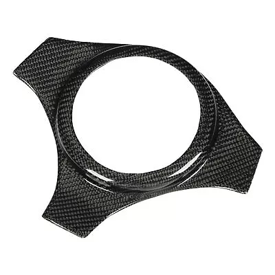 Real Carbon Fiber Steering Wheel Cover Glossy For Lancer Evolution EVO 7 8 9 • $318.90